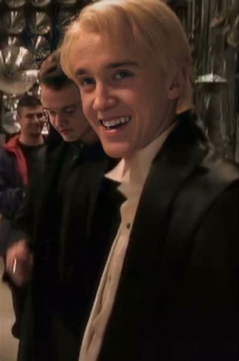 Tom Felton On Set For Harry Potter Harry Potter Draco Malfoy Harry