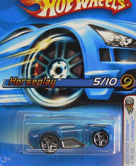 Mattel Hot Wheels First Editions Scale X Raycers Clear Blue
