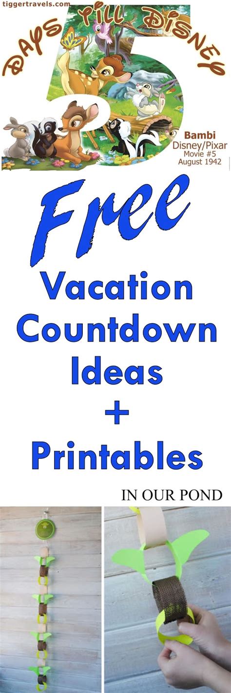 Vacation Countdown Ideas