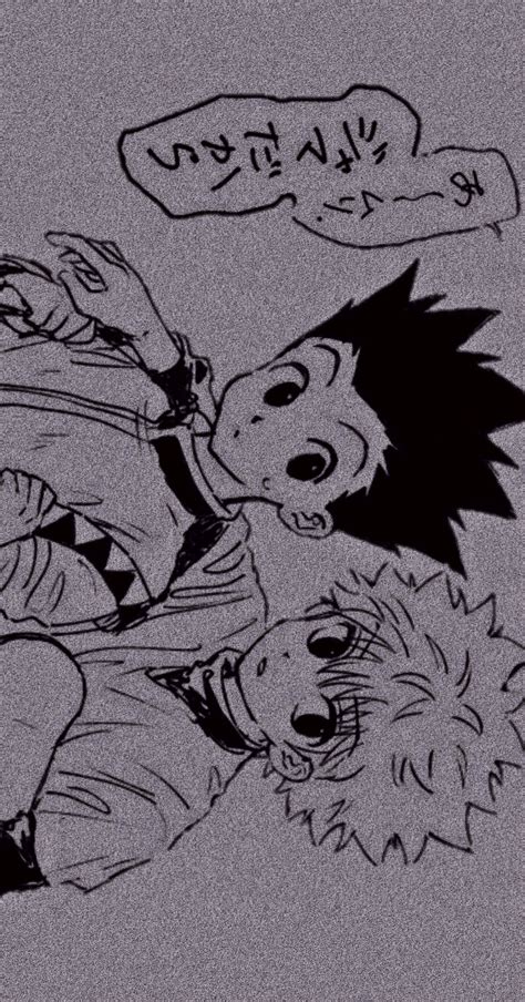 Hunter X Hunter Aesthetic Manga Panels Killua X Gon Gon X Killua Anime