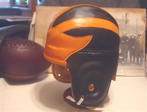 38 best images about Old style College Leather Football helmets on ...