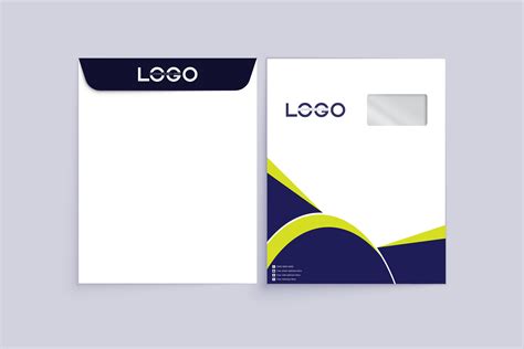 A4 Envelope Vector Template Design Graphic By Ju Design · Creative Fabrica