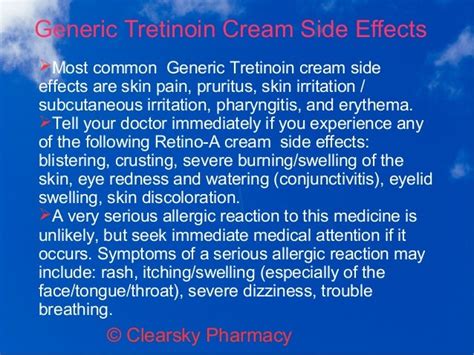 Generic Tretinoin cream (Retino-A Cream)