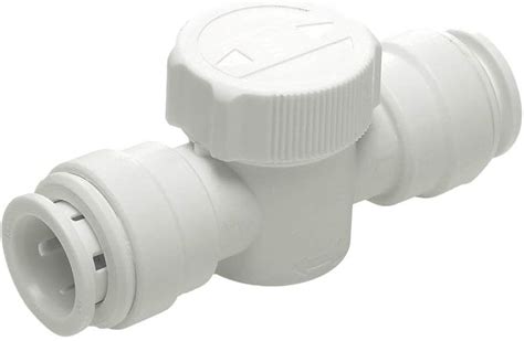 John Guest 15mm Emergency Shut Off Tap Emergency Shut Off Speedfit Plastic Plumbing Push In