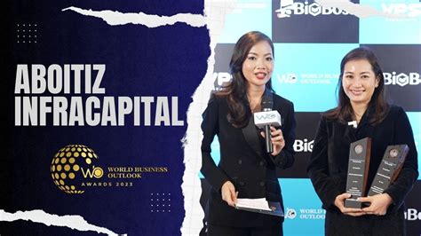 Aboitiz InfraCapital At WBO Awards 2023 YouTube