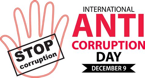 International Anti Corruption Day December Icon Banner 13320947 Vector