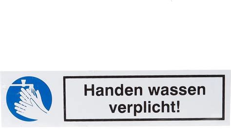 Sticker Handen Wassen Verplicht D5007 Bol