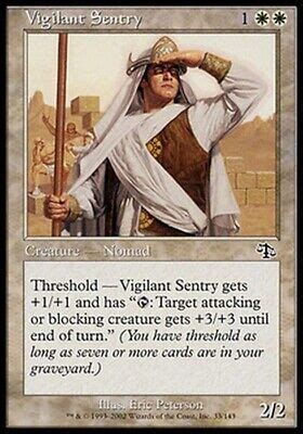 Mtg Sentinelle Vigilante X Judgement Eng Magic The Gathering Ebay