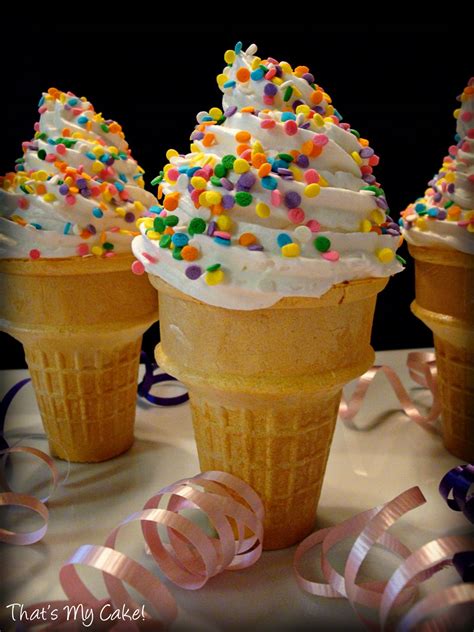 Ice Cream Cone Cupcakes Thats My Cake