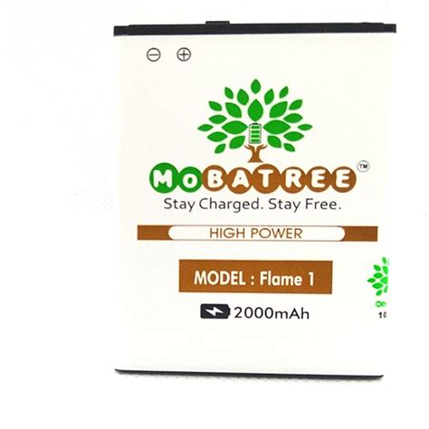 Mobatree For Mobile Lyf Flame Mah Capacity Battery Battery Type