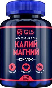 Купить gLS Калий Магний капс 120 шт от 434 руб. в городе Тюмень в ...
