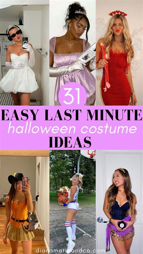 31 Easy Last Minute Halloween Costumes To Recreate In 2024 Last