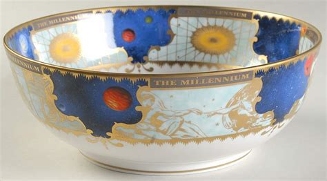 Millennium Gold Elgar Bowl By Royal Worcester Replacements Ltd