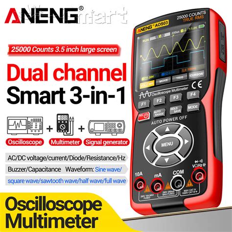 Jual Aneng Aos Oscilloscope Multimeter Signal Generator Harga Murah