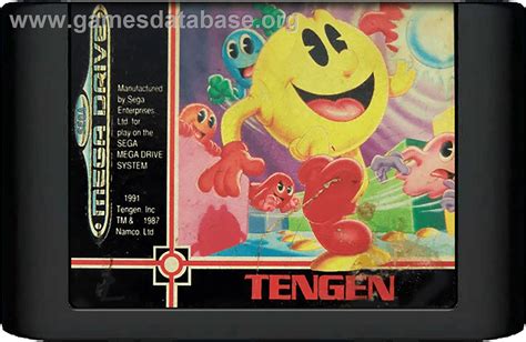 Pac Mania Sega Genesis Artwork Cartridge