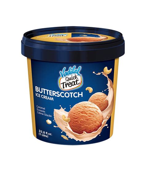 Vadilal Butterscotch Ice Cream 1 Lt Butterscotch Ice Cream Ice Cream