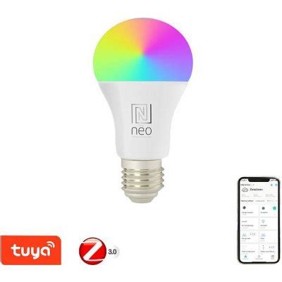 Immax NEO Smart žárovka LED E27 11W RGB CCT barevná a bílá stmívatelná