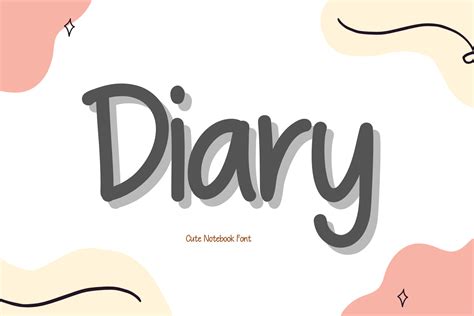 Diary Font By Nstudio Design Creative Fabrica