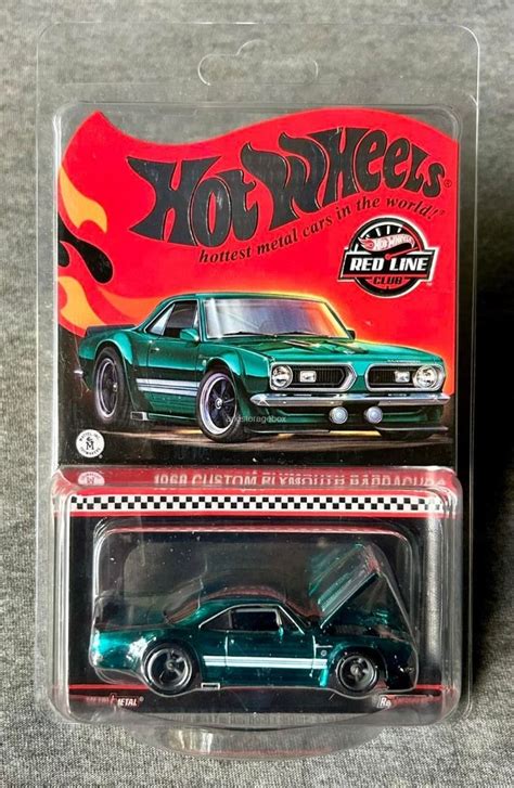 Hot Wheels Collectors RLC Exclusive 68 Custom Plymouth Barracuda HotWheels Hobbies Toys
