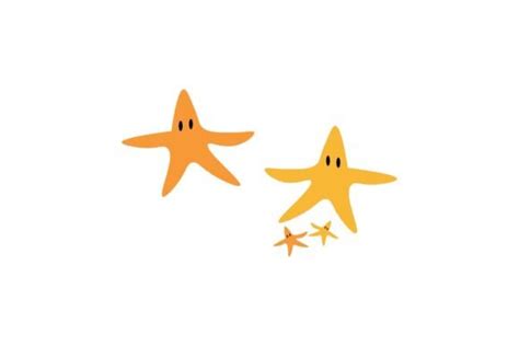 Cute Starfish Vector Art Graphic By Artgreesa · Creative Fabrica