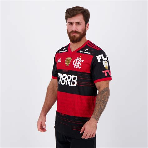 Camisa Adidas Flamengo I Patch Libertadores Futfanatics