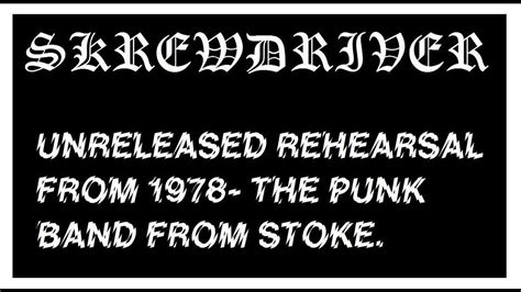 Skrewdriver Punk Band Rehearsal 1978 Youtube