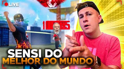 FREE FIRE AO VIVOSENSI DO Two9RUMO AO MESTRE HOJE Ravanha YouTube