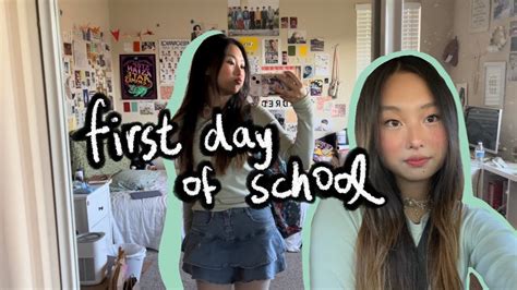 First Day Of Senior Year Vlog And Grwm Youtube