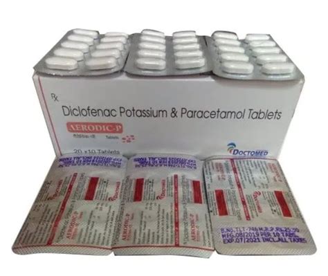 Diclofenac Mg Paracetamol Mg Chlorzoxazone Mg At Rs Box