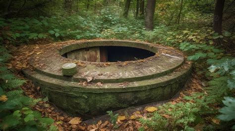 Fondo El Búnker Abandonado En El Bosque Fondo Viejas Fotos De Tanques