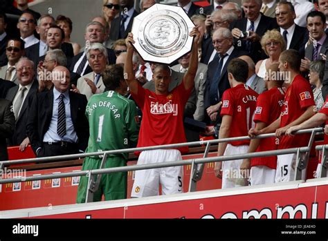 Rio Ferdinand Charity Shield Chelsea V Manchester United Fc Wembley