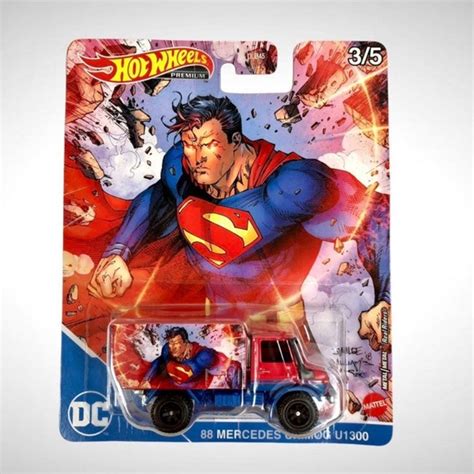 Dc Comics Toys Hot Wheels Premium X Dc Comics Superman Mercedes Unimog U Truck Of