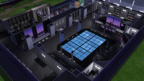 Mod The Sims: Crystaline Nightclub - NO CC by Analytic • Sims 4 Downloads