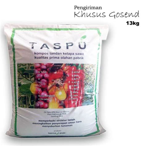 Jual Pupuk Kompos Super Premium Taspu 13kg Shopee Indonesia