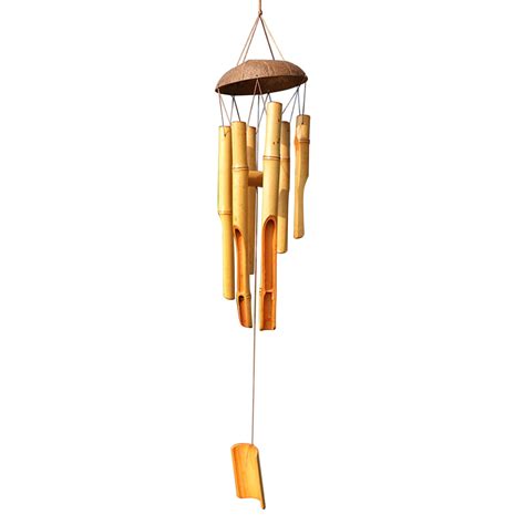 Classic Bamboo Wind Chimes Outside Outdoor Wooden Windchimes Natural ...