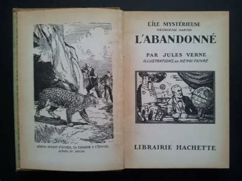 L ILE MYSTÉRIEUSE 2eme partie L Abandonné Jules Verne Hachette Livre