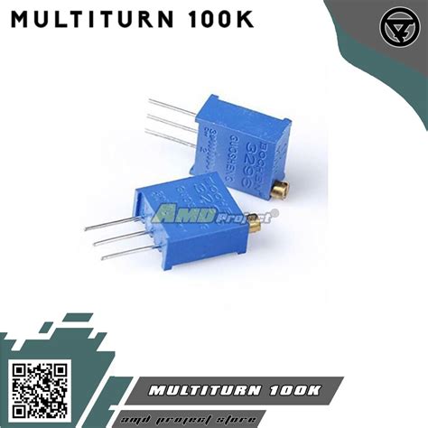 Jual Multiturn K Ohm Trimpot Trimmer Variable Resistor K Multi