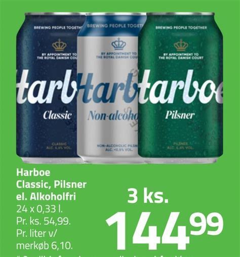 Harboe Classic Pilsner El Alkoholfri Tilbud Hos Fleggaard