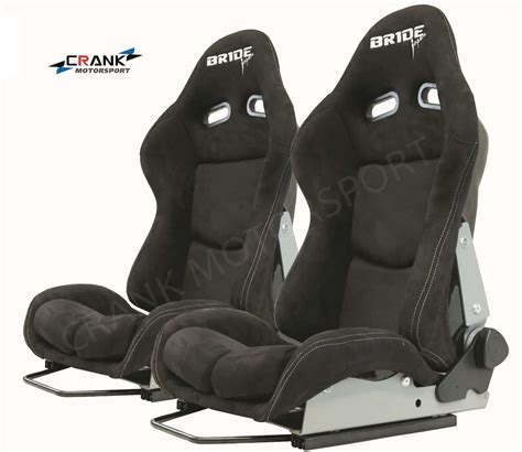 Crank Motorsport - 1x Bride Seat stradia Fiberglass Alcantara ADR Apprv. Car Racing Sport seats ...