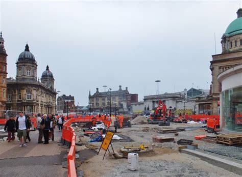 Queen Victoria Square Kingston Upon Bernard Sharp Geograph