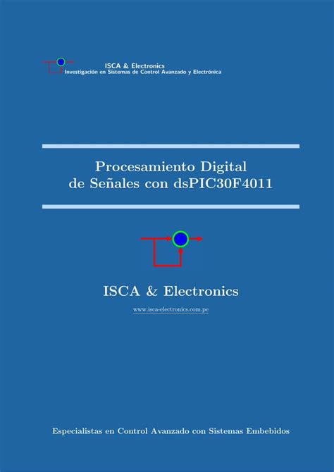 PDF Procesamiento Digital De Senales Con DsPIC30F4011isca