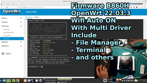 OpenWrt STB Fw B860H V22 03 Wifi Auto On And Full Driver Modem YouTube