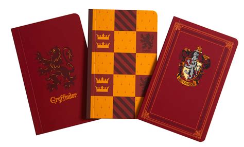 Harry Potter Gryffindor Pocket Notebook Collection Set Of Book