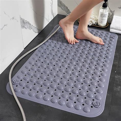 Bathforia Non Slip Bath Mat Extra Long Non Slip Anti Mould Shower Mat