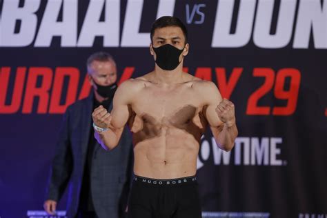 Photos Matias Vs Jukembayev Russell Vs Santiago Weigh In Boxing