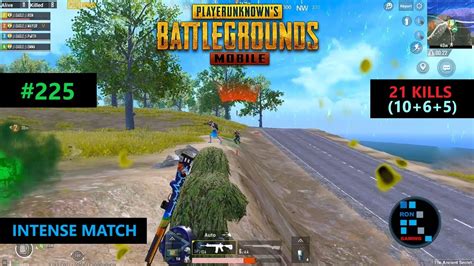 Pubg Mobile Amazing 21 Kills Intense Match Chicken Dinner Youtube