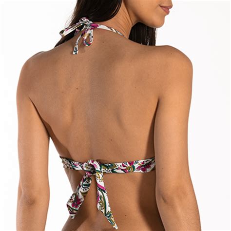 Cyell Wajang Floral Triangle Bikini Oberteil Annadiva