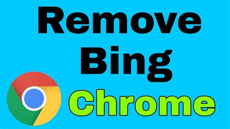 How To Fix Google Chrome Search Engine Changing To Bing Remove Bing