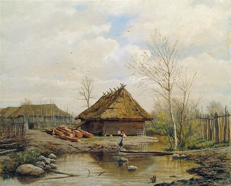 Alexei Savrasov (1830-1897) | Рисунки пейзажей, Картины цветов на ...