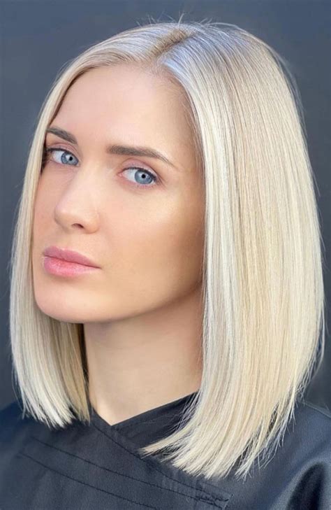 50 Long Bobs And Bob Haircuts To Shake Up Your Look Smooth Platinum